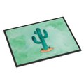 Carolines Treasures 24 x 36 in. Western Cactus Watercolor Indoor or Outdoor Mat BB7369JMAT